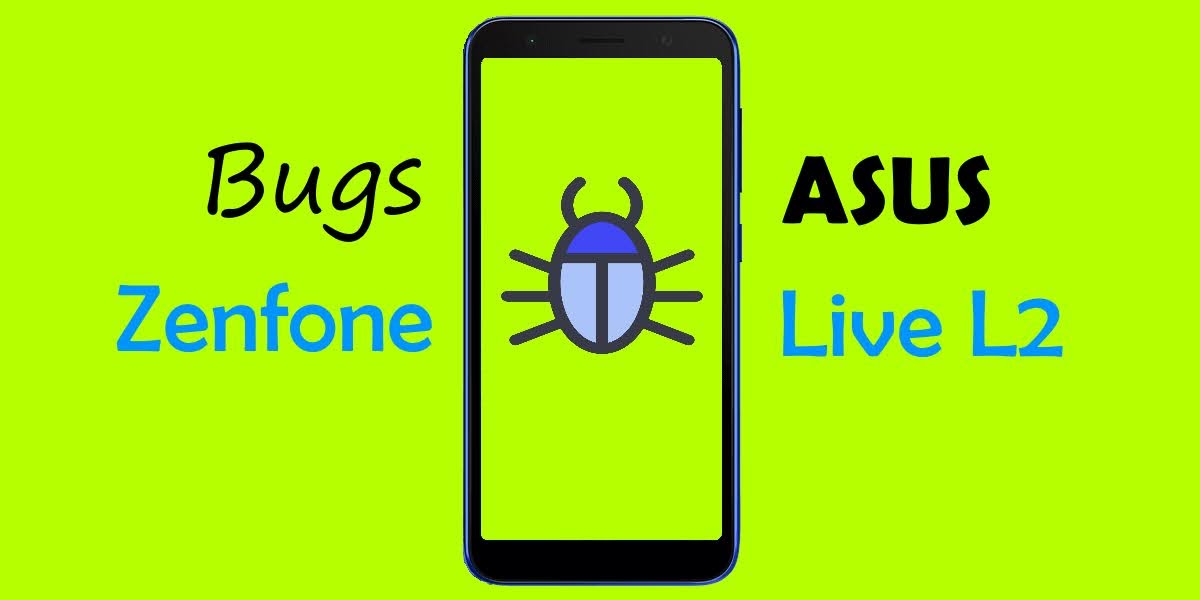 Bugs on ASUS Zenfone Live L2 Android Phone Illustration