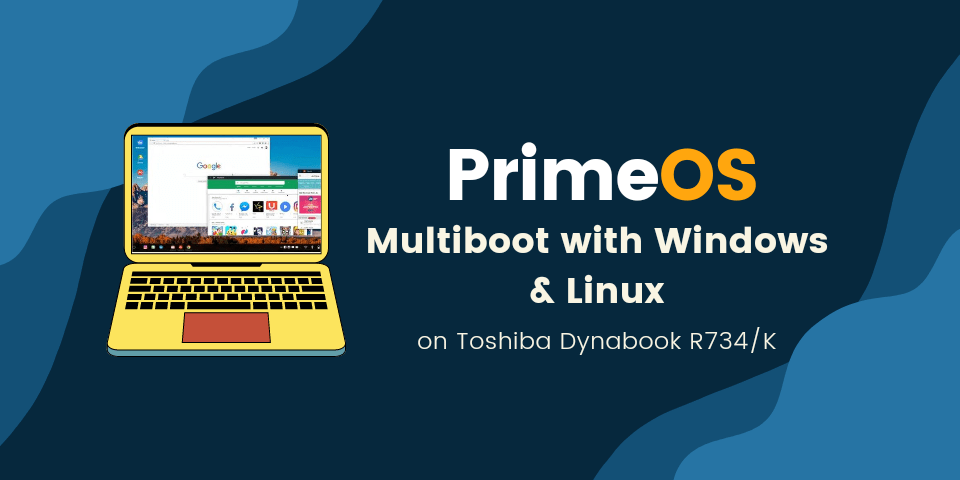 primeos-multiboot-linux-windows-dynabook-r734k